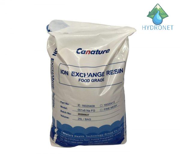 Canature 25l (élelmiszeripari minőségű, erős savas kationcserélő gyanta)